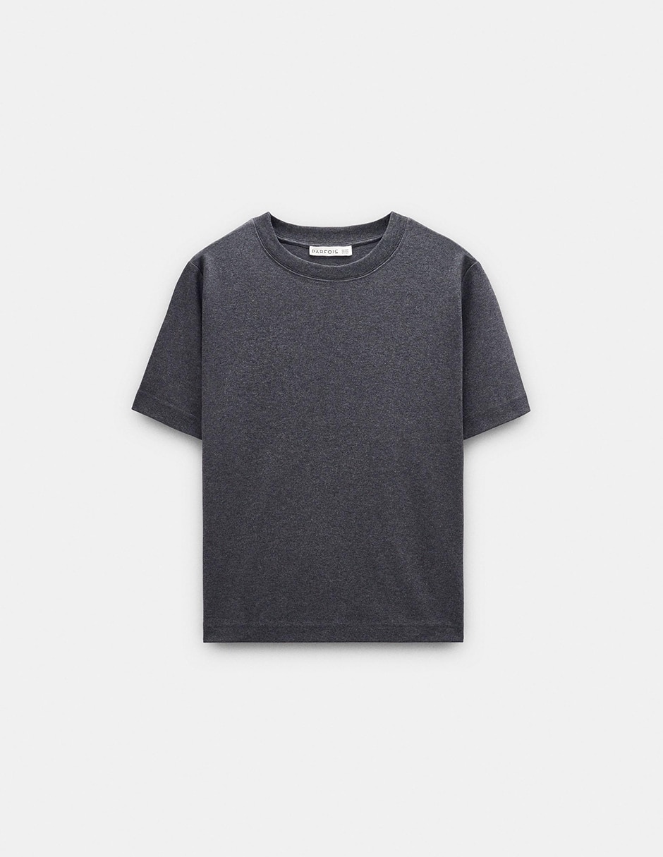Playera manga cuello redondo para mujer 6