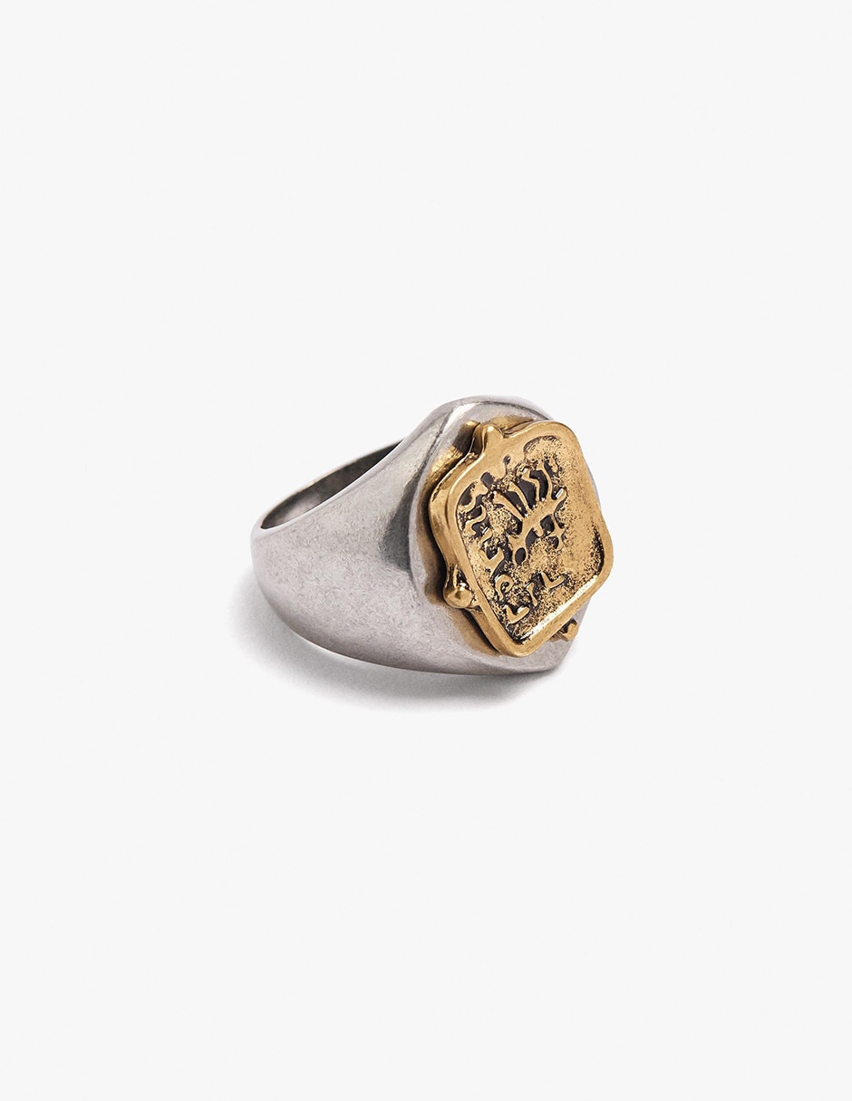Anillo de zinc mate 3