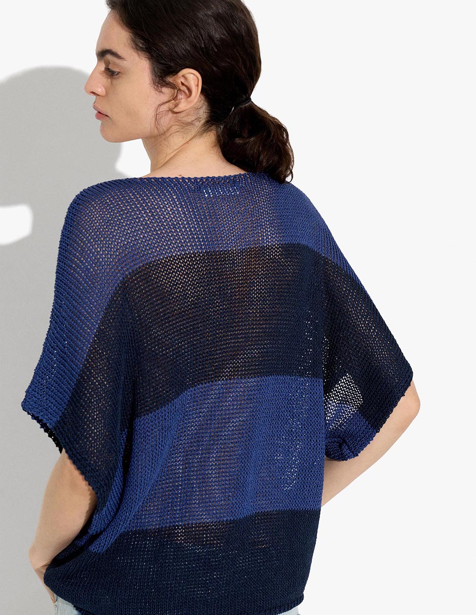 Suéter cuello redondo para mujer 2