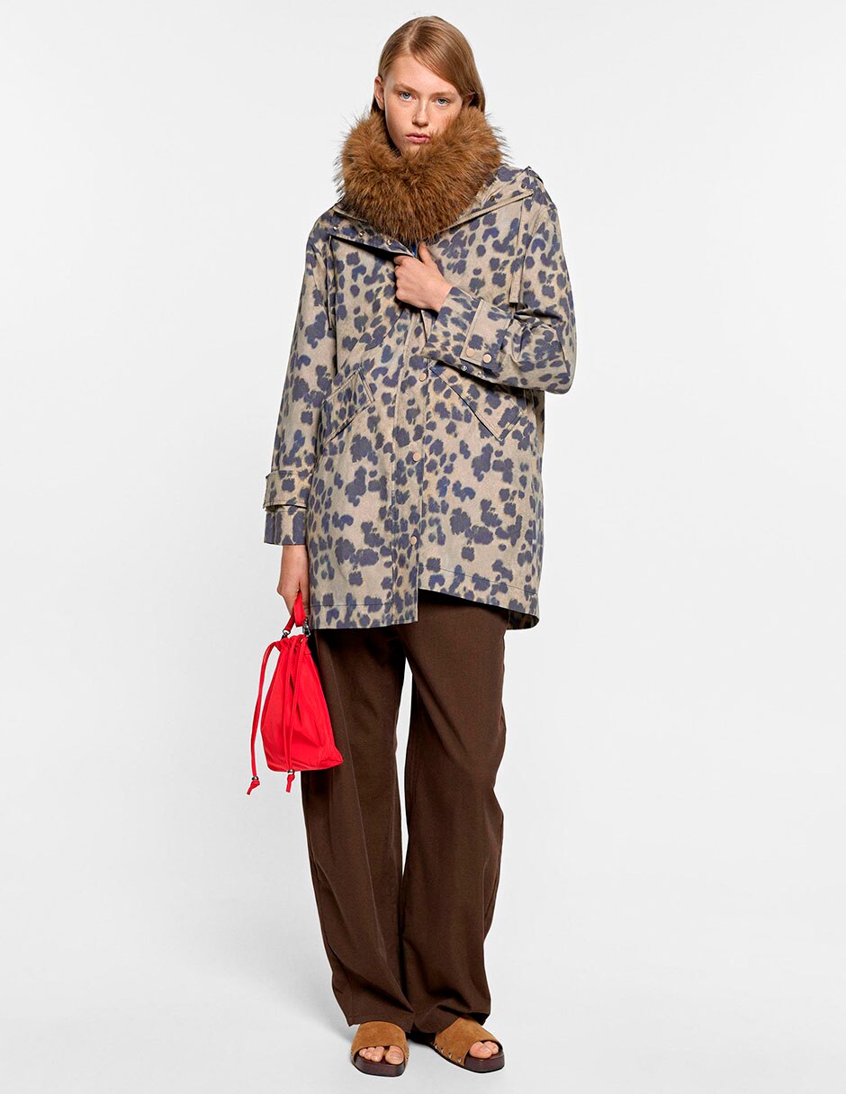 Gabardina impermeable con capucha para mujer 5
