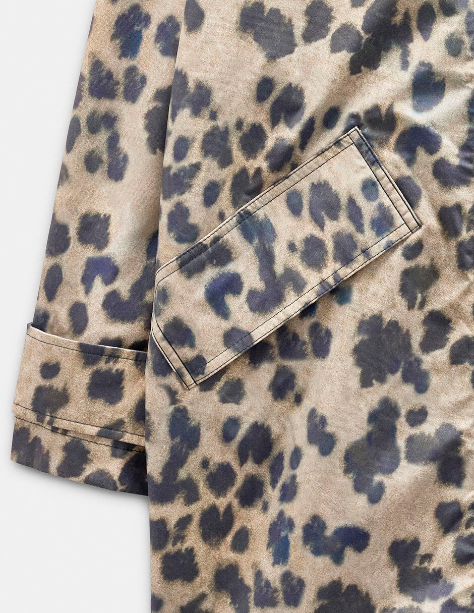 Gabardina impermeable con capucha para mujer 9
