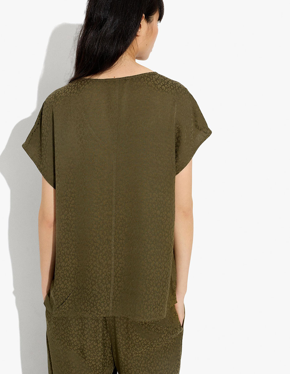 Blusa manga corta para mujer 2