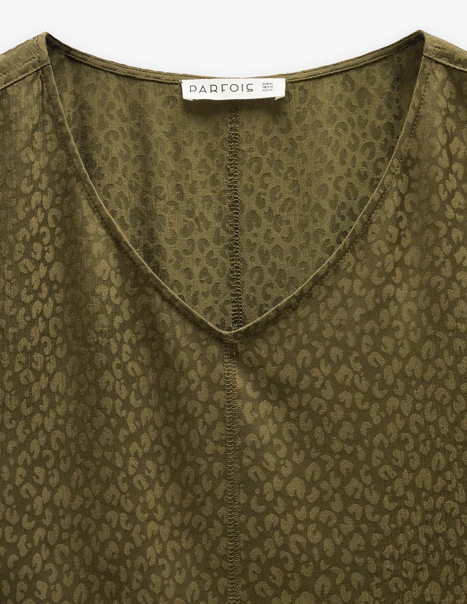 Blusa manga corta para mujer 6