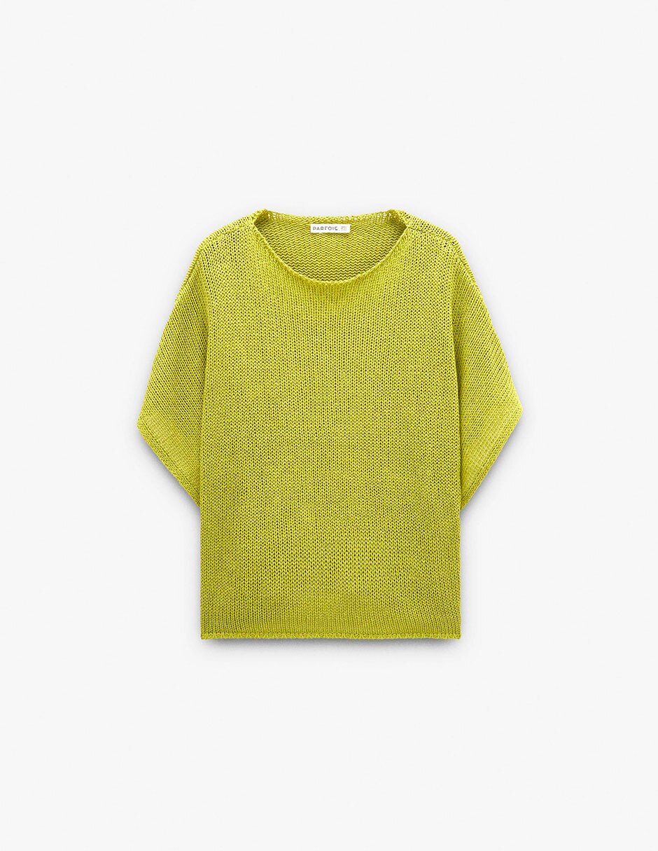 Suéter cuello redondo para mujer 6