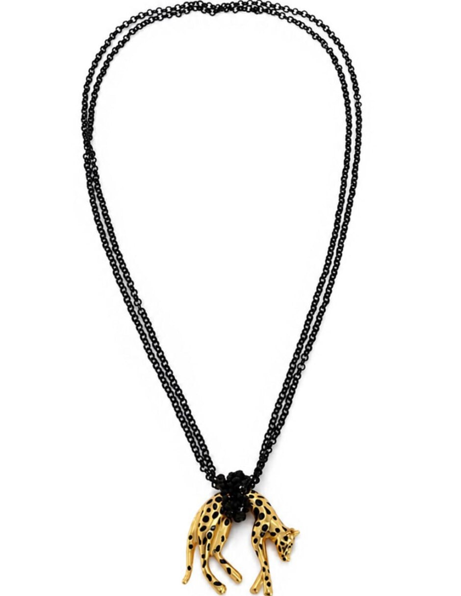 Collar con dije Jaguar de (si aplica) Jaguar de Resina Sin kilataje Collar con dije Jaguar de (si aplica) Jaguar de Resina Sin kilataje