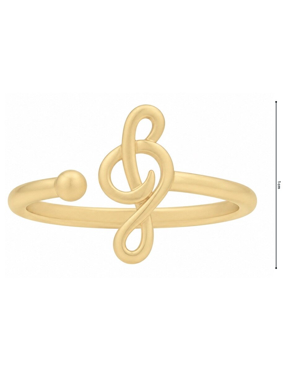 Anillo de (si aplica) Música Sin Familia No aplica 10 k de Oro Sin gema Pulido 8