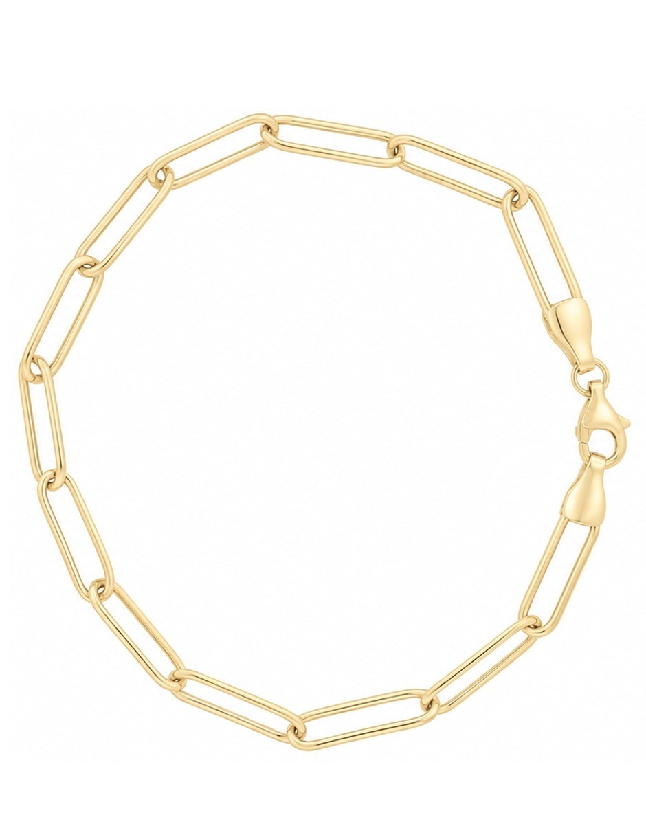 Pulsera de Oro con Sin gema 10 K Sin Familia acabado 4