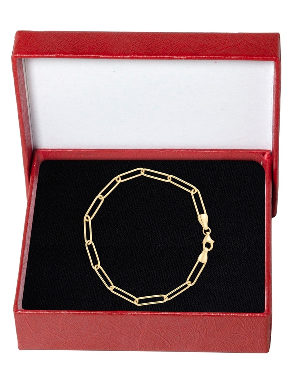 Pulsera de Oro con Sin gema 10 K Sin Familia acabado 6