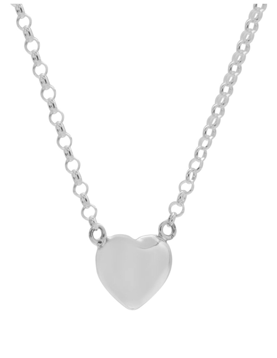 Collar No aplica de (si aplica) Corazón de Plata P 925 3