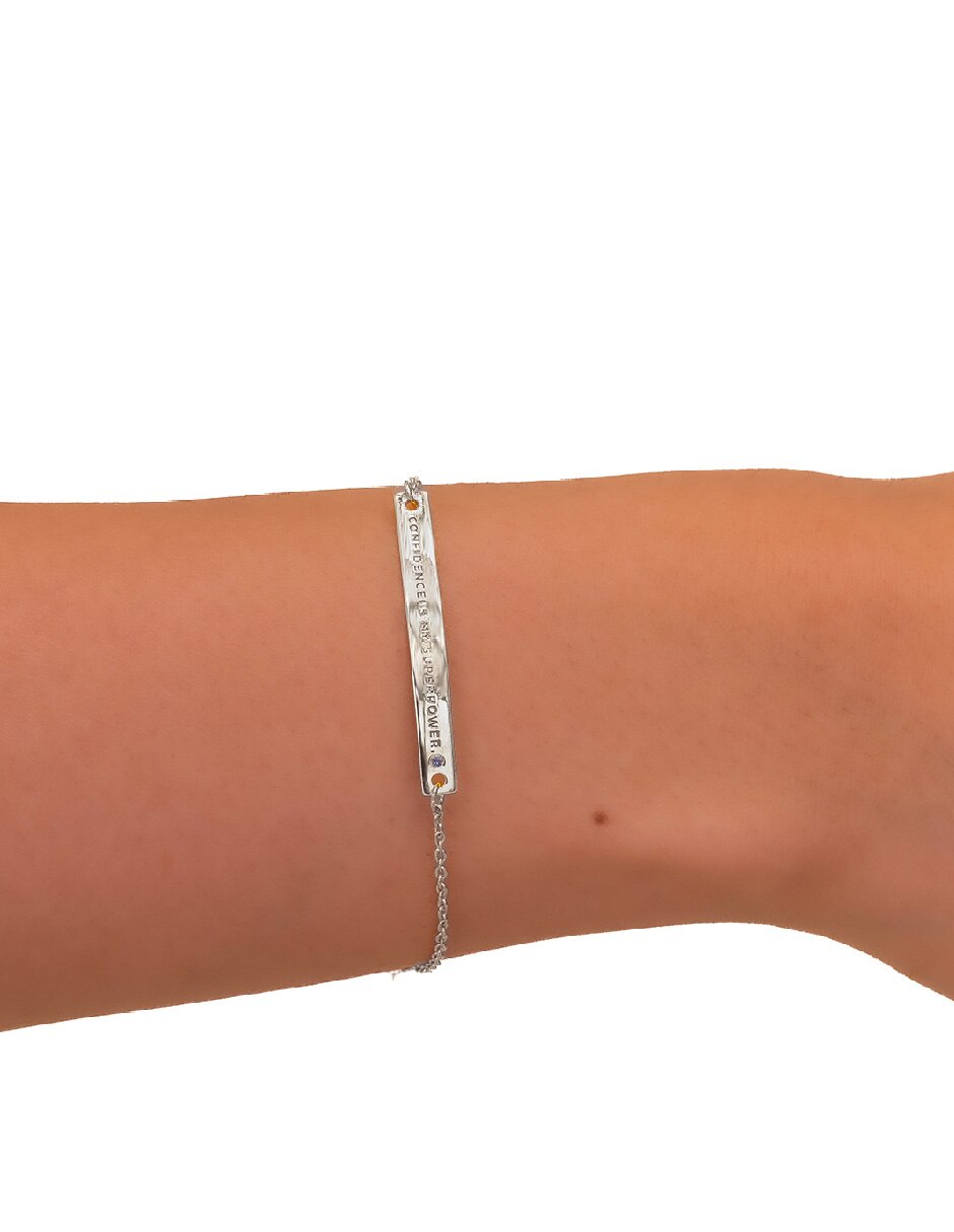 Pulsera de Plata con Swarovski P 925 EMPOWERMENT & SELF-LOVE acabado 3