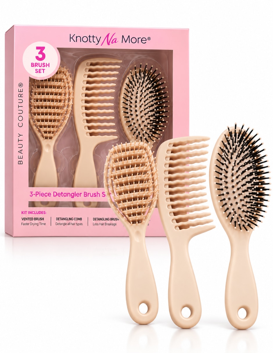 Cepillo para cabello de bambú