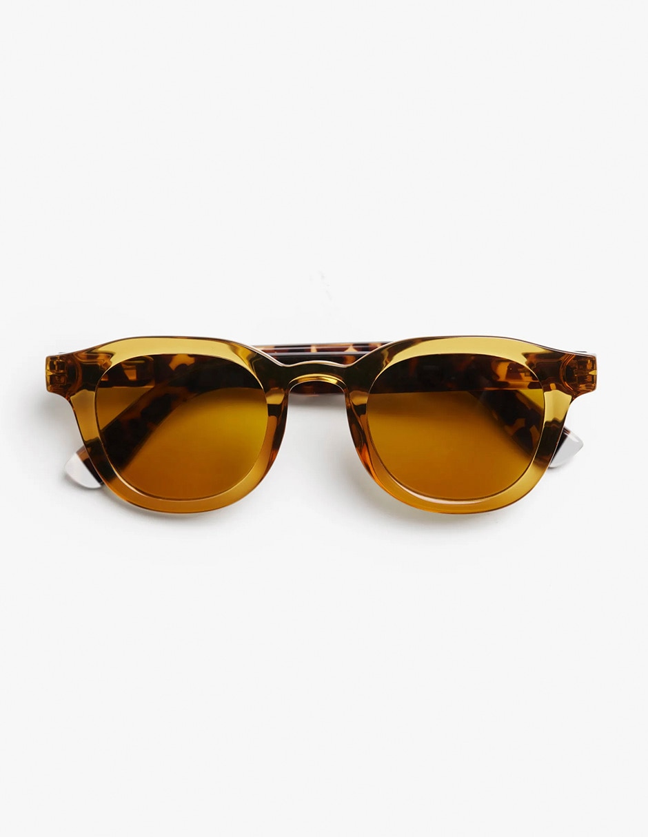 Lentes de sol polarizados andy ecru olive combi mate unisex