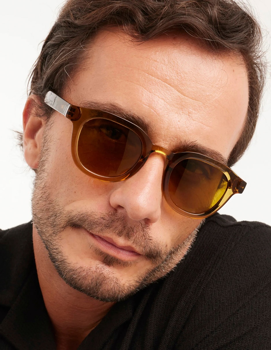 Lentes de sol polarizados andy ecru olive combi mate unisex 2