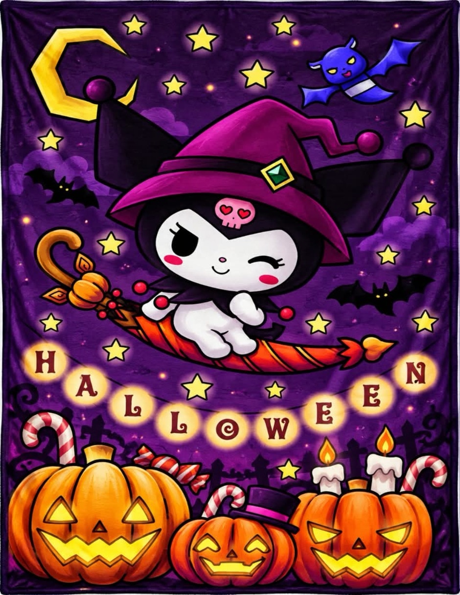 Cobija de tejido suave kuromi Cobija de tejido suave kuromi