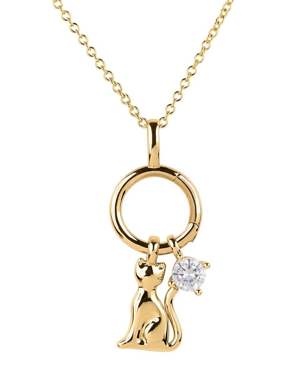 Collar con dije de gato noa 14 k 3
