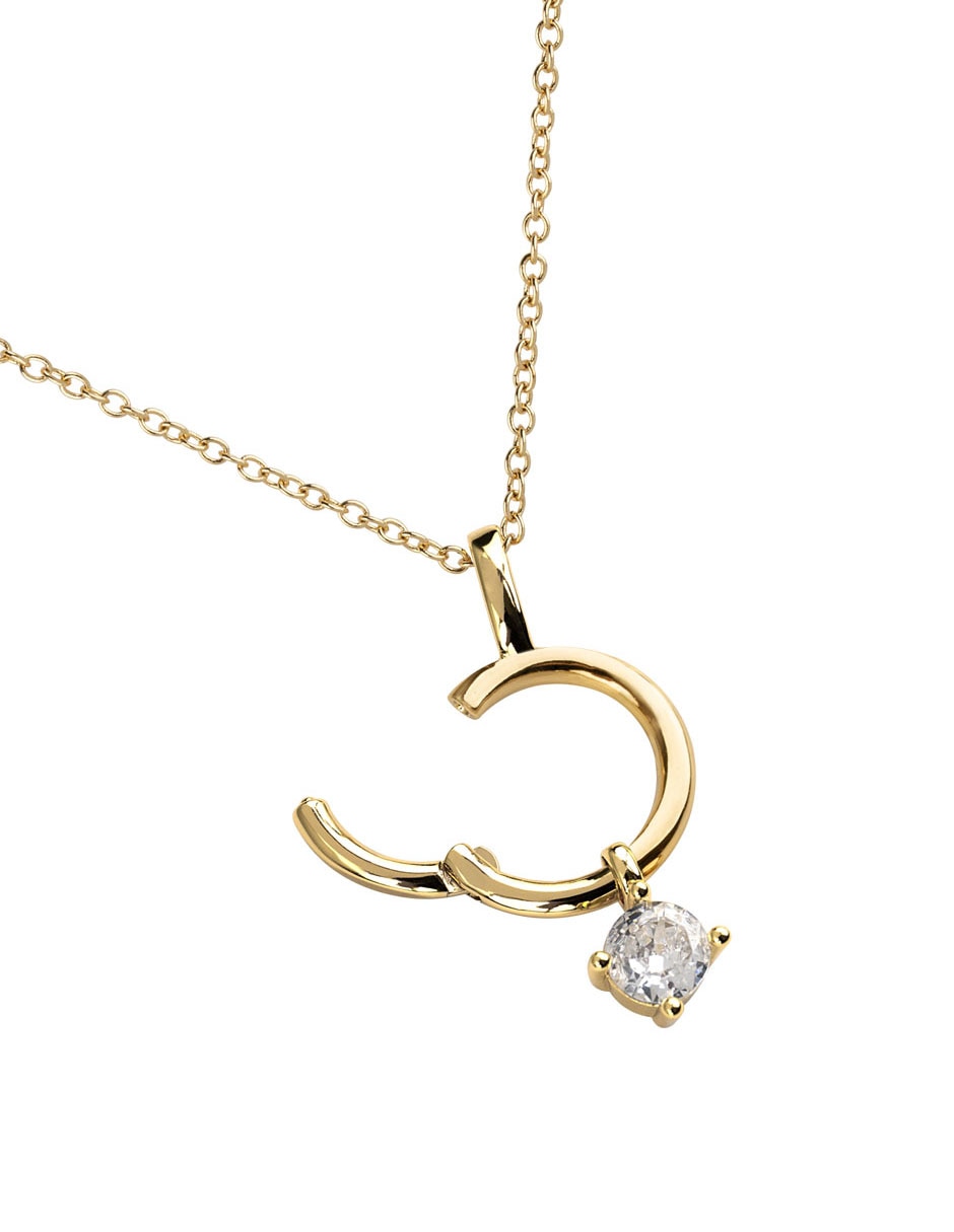 Collar con dije de caballito mar noa 14 k 5