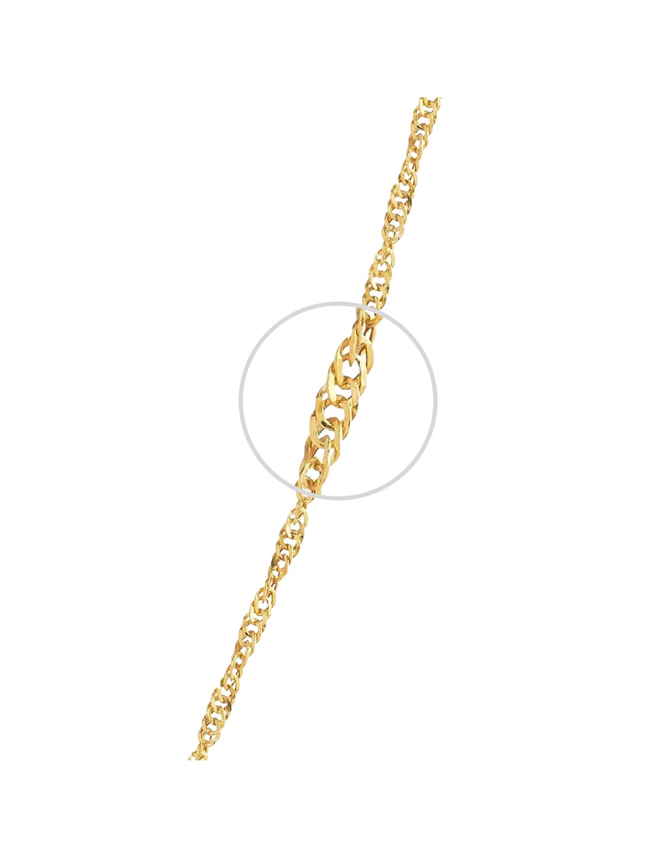 Collar con dije de cruz de oro 10 k 5