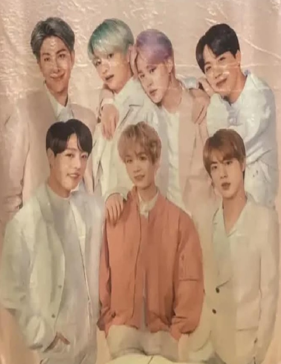 Cobija de tejido suave chimmy (bts) Cobija de tejido suave chimmy (bts)