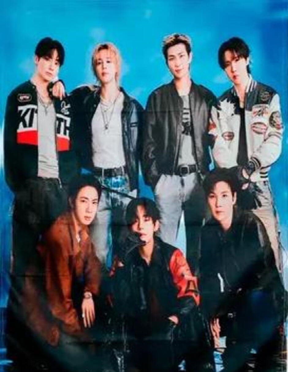 Cobija de tejido suave bts Cobija de tejido suave bts
