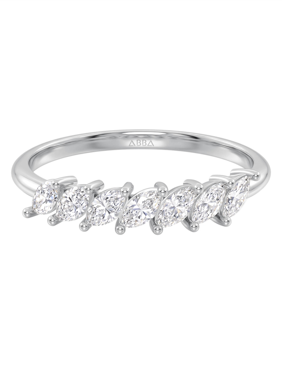Anillo 14 k de oro zirconia brillante 1