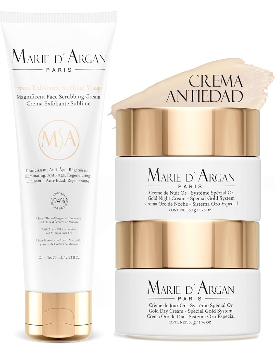 Crema facial recomendada para hidratar día y noche Marie D' Argan todo tipo de piel