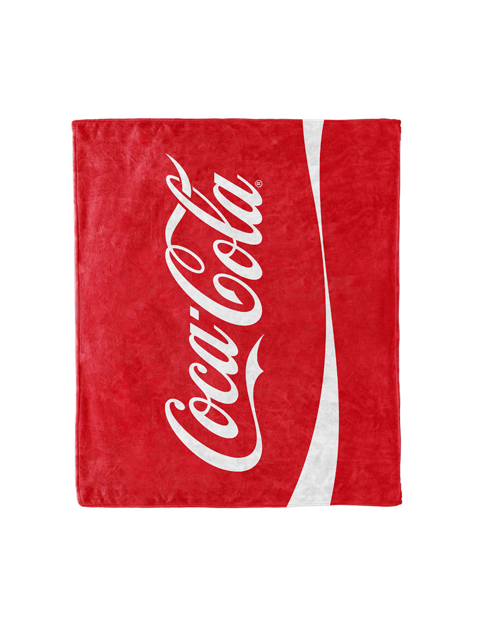 Cobertor Coca-Cola Frazada Red estampado Logo Cobertor Coca-Cola Frazada Red estampado Logo