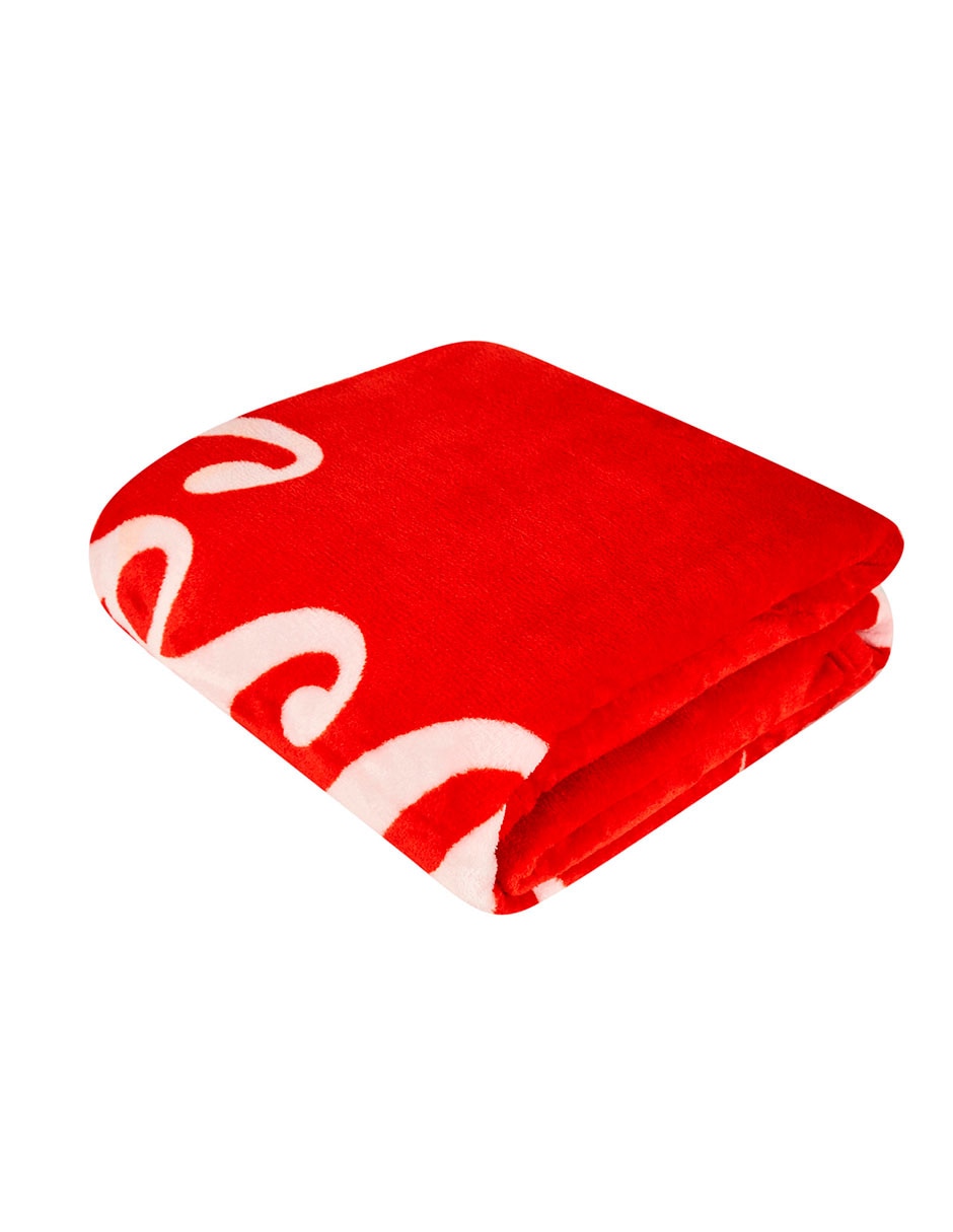 Cobertor Coca-Cola Frazada Red estampado Logo