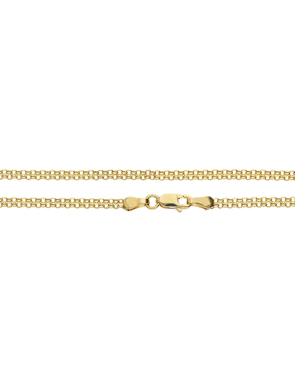 Pulsera Fonelli de oro amarillo 14 k Clasicas acabado pulido