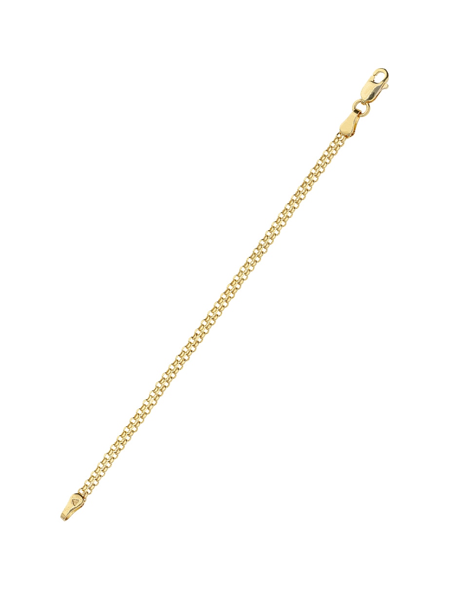 Pulsera Fonelli de oro amarillo 14 k Clasicas acabado pulido