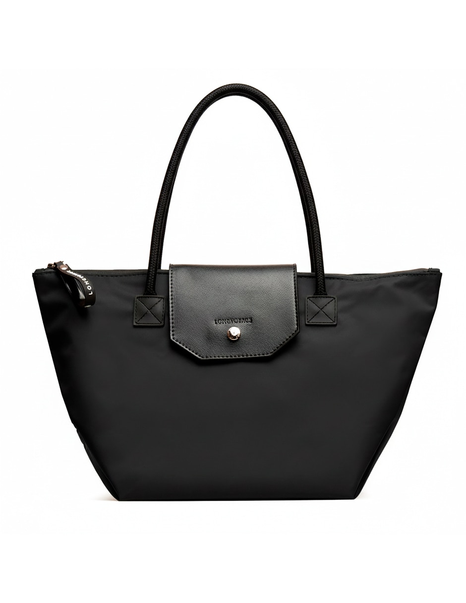 Bolsa tote lacorde de nylon para mujer