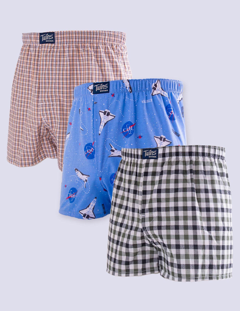 Set de bóxer de algodón para hombre 3